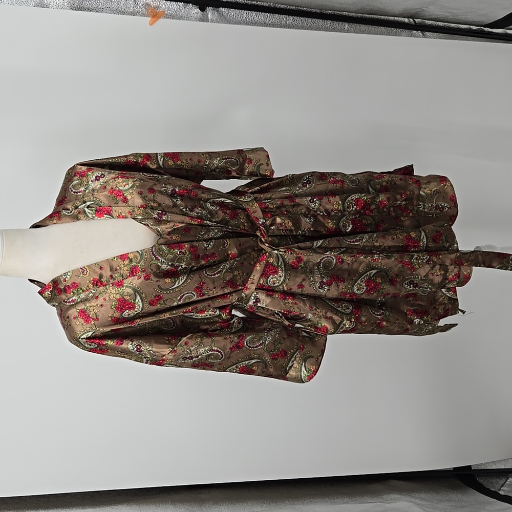 LCA intimates nightie lingerie set large gold floral